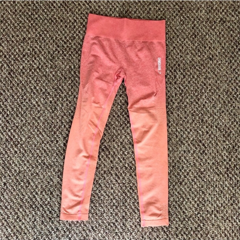 Gymshark seamless  ombre peach